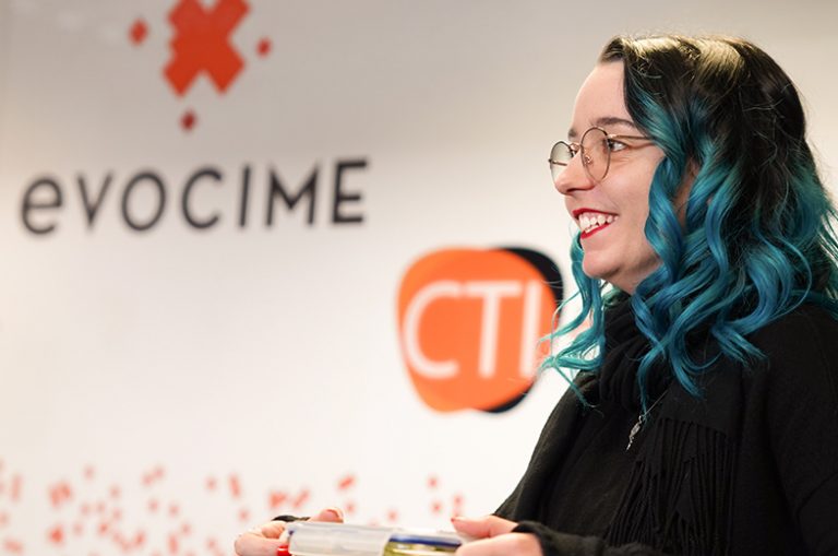 Portrait femme de l'équipe d'Evocime